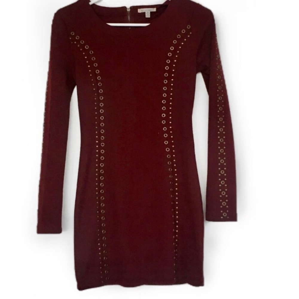 Lucca Couture Urban Outfitters Maroon dress